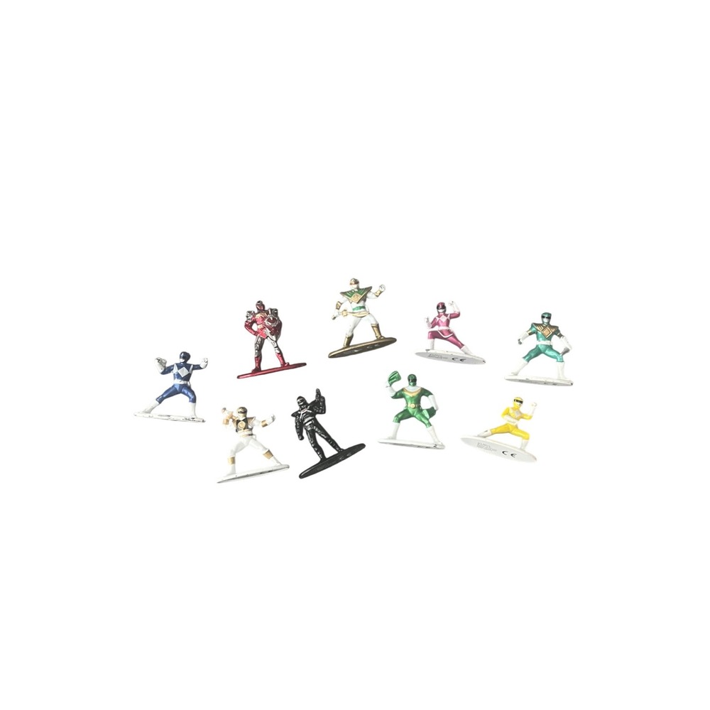 Power Rangers Jada Toys Nano Metalfigs Die-Cast 1.5 Inch Figures 9-Pack Set